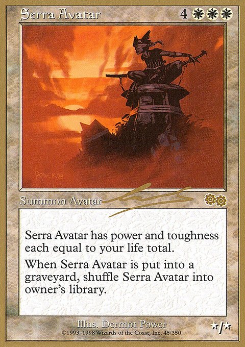 Serra Avatar, World Championship Decks 2000 #nl45, Magic: The Gathering card