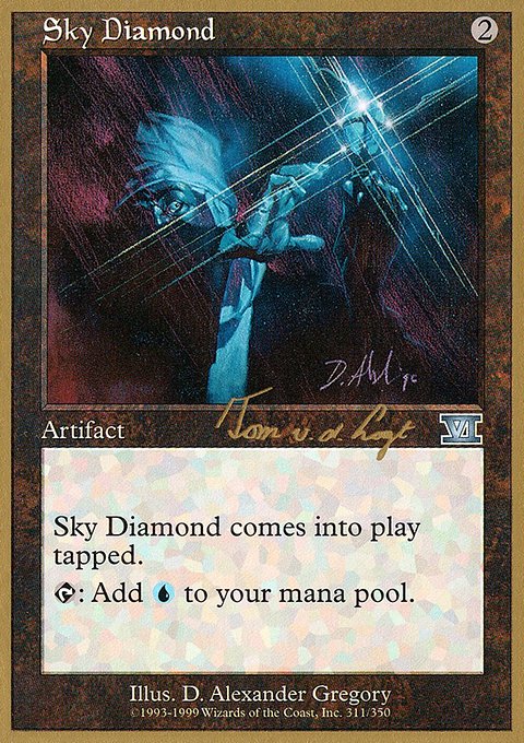 Sky Diamond, World Championship Decks 2000 #tvdl311, Magic: The Gathering card