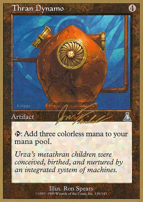 Thran Dynamo, World Championship Decks 2000 #jf139b, Magic: The Gathering card
