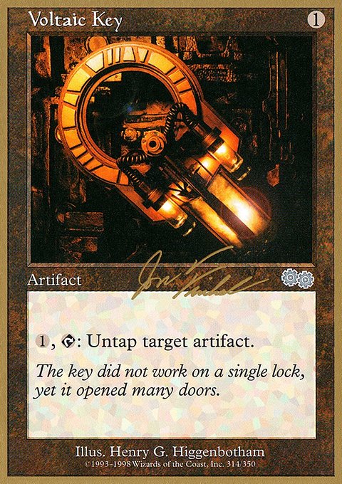 Voltaic Key, World Championship Decks 2000 #jf314, Magic: The Gathering card
