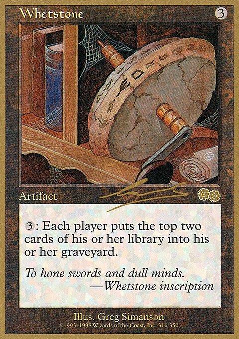 Whetstone, World Championship Decks 2000 #nl316, Magic: The Gathering card