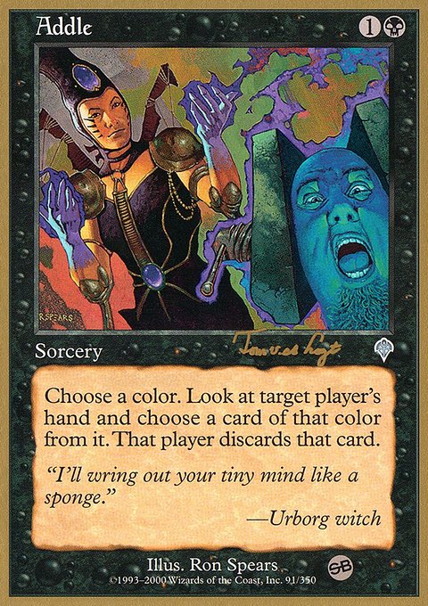 Addle, World Championship Decks 2001 #tvdl91sb, Magic: The Gathering card