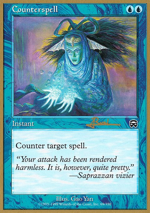 Counterspell, World Championship Decks 2001 #ar69, Magic: The Gathering card