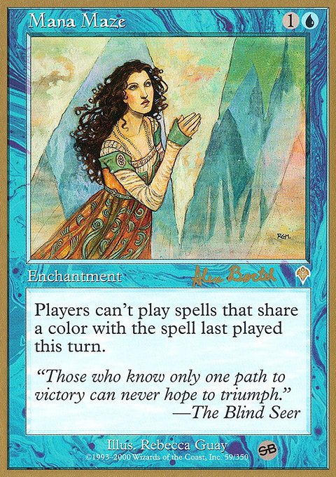 Mana Maze, World Championship Decks 2001 #ab59sb, Magic: The Gathering card
