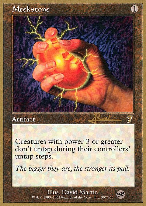 Meekstone, World Championship Decks 2001 #ar307sb, Magic: The Gathering card