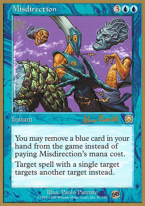 Misdirection, World Championship Decks 2001 #ab87sb, Magic: The Gathering card