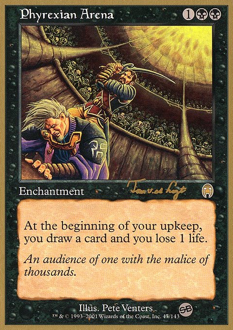 Phyrexian Arena, World Championship Decks 2001 #tvdl47sb, Magic: The Gathering card