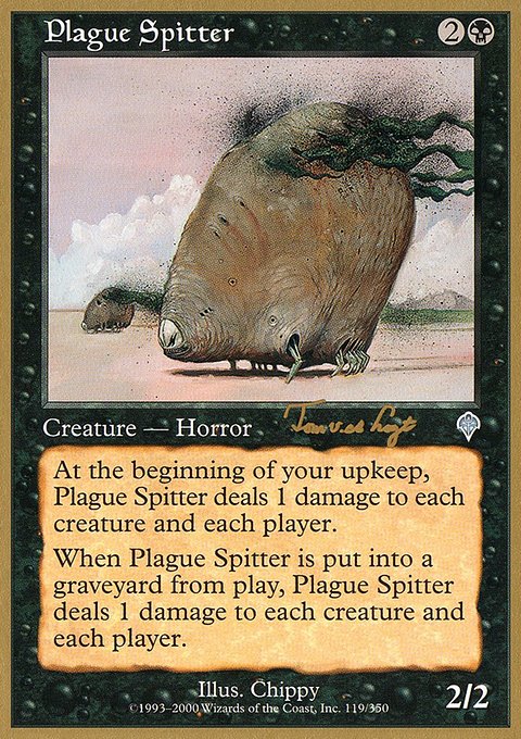 Plague Spitter, World Championship Decks 2001 #tvdl119, Magic: The Gathering card