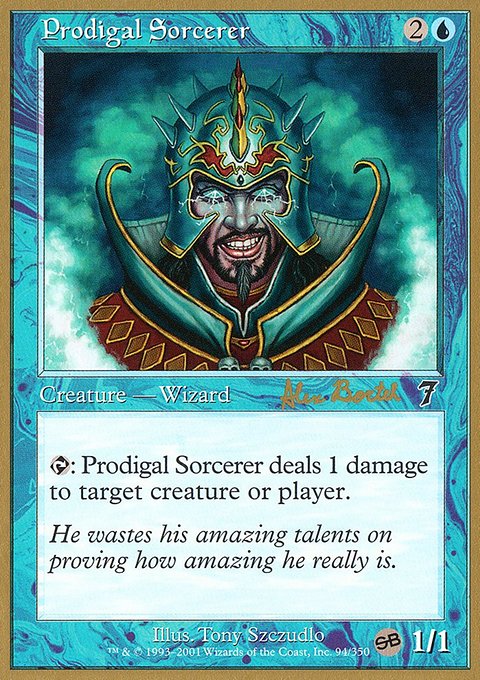 Prodigal Sorcerer, World Championship Decks 2001 #ab94sb, Magic: The Gathering card
