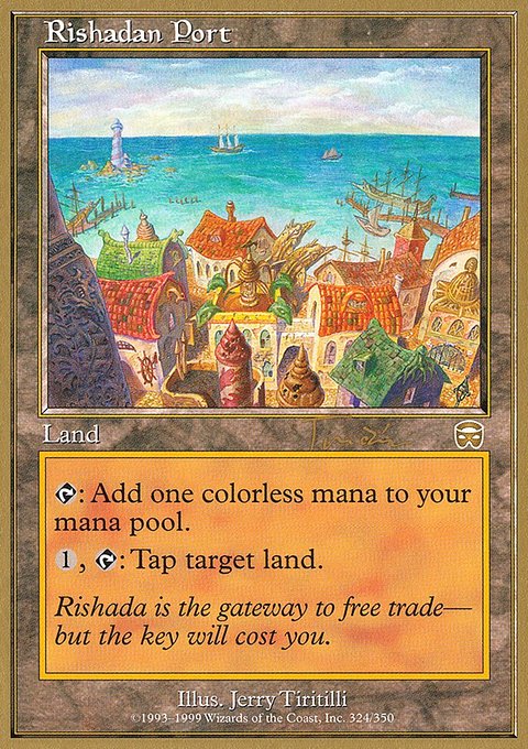 Rishadan Port, World Championship Decks 2001 #jt324, Magic: The Gathering card