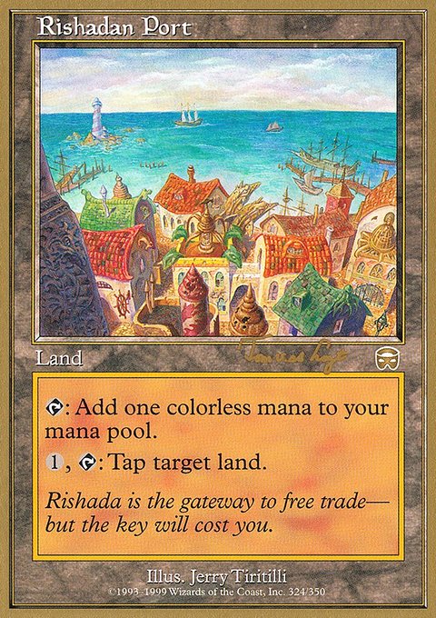 Rishadan Port, World Championship Decks 2001 #tvdl324, Magic: The Gathering card