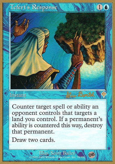Teferi's Response, World Championship Decks 2001 #ab78sb, Magic: The Gathering card