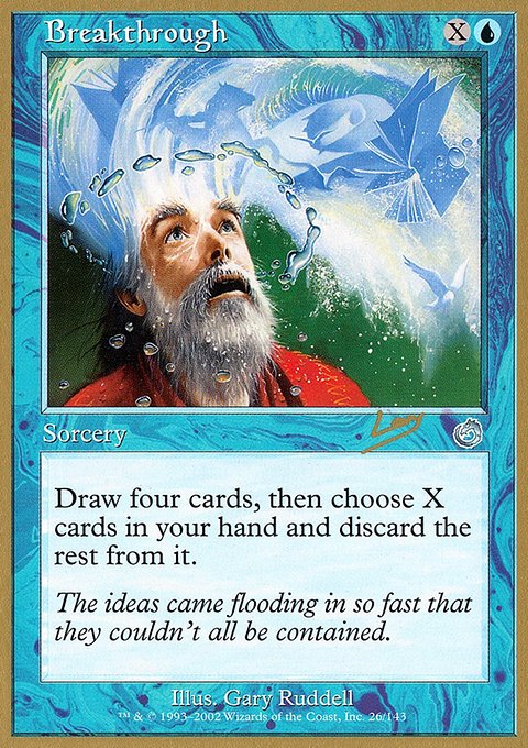 Breakthrough, World Championship Decks 2002 #rl26, Magic: The Gathering card
