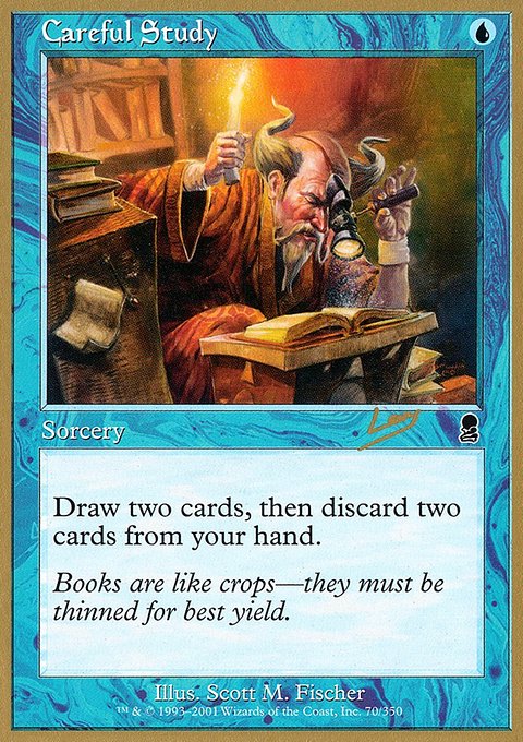 Careful Study, World Championship Decks 2002 #rl70, Magic: The Gathering card
