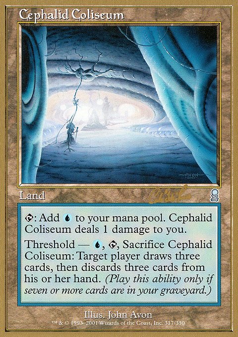 Cephalid Coliseum, World Championship Decks 2002 #cr317, Magic: The Gathering card