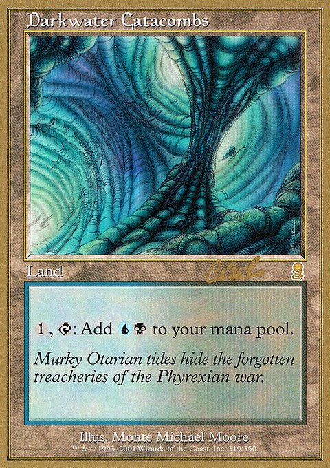 Darkwater Catacombs, World Championship Decks 2002 #cr319, Magic: The Gathering card