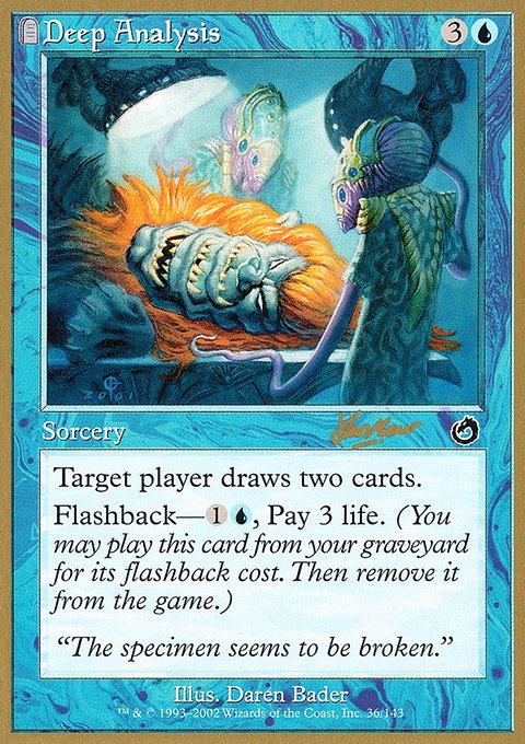 Deep Analysis, World Championship Decks 2002 #shh36, Magic: The Gathering card