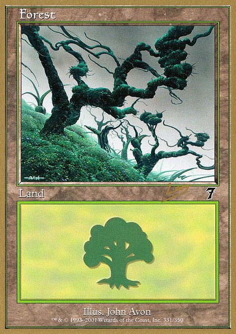 Forest, World Championship Decks 2002 #rl331, Magic: The Gathering card
