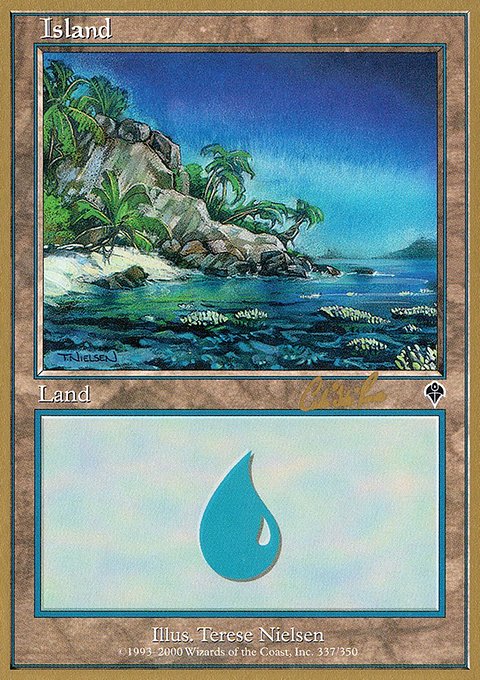 Island, World Championship Decks 2002 #cr337a, Magic: The Gathering card