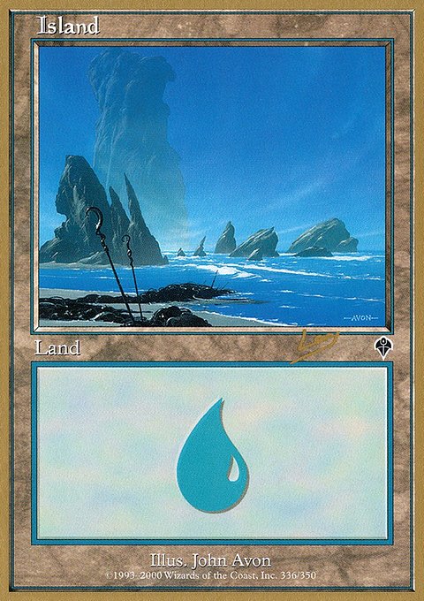 Island, World Championship Decks 2002 #rl336a, Magic: The Gathering card