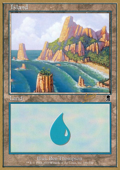Island, World Championship Decks 2002 #rl336b, Magic: The Gathering card