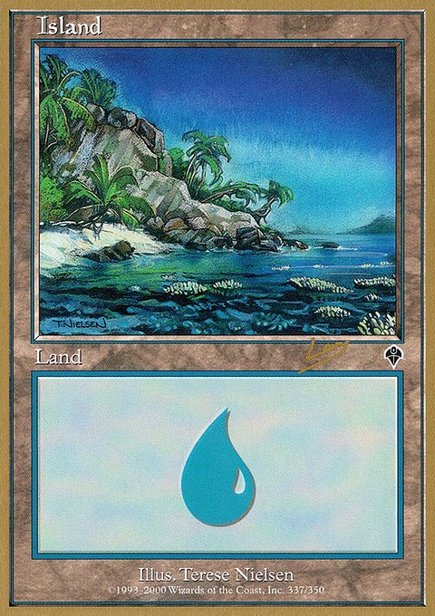 Island, World Championship Decks 2002 #rl337a, Magic: The Gathering card