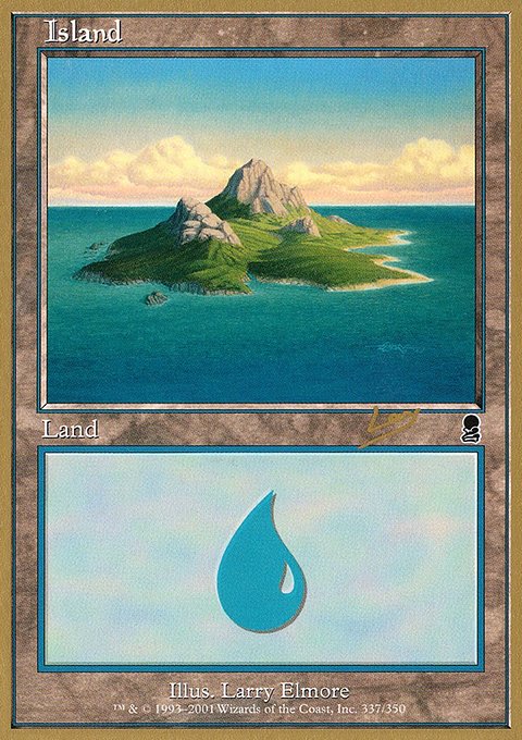 Island, World Championship Decks 2002 #rl337b, Magic: The Gathering card