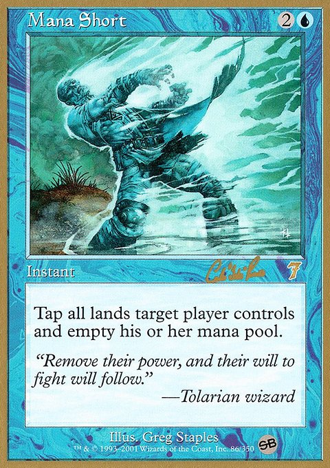 Mana Short, World Championship Decks 2002 #cr86sb, Magic: The Gathering card