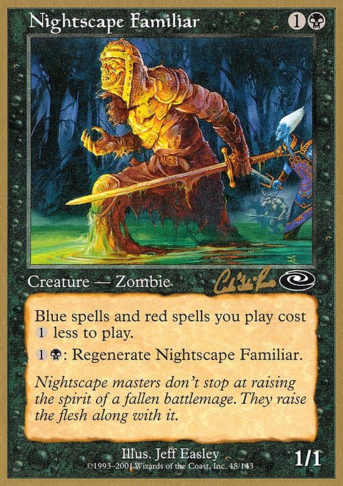 Nightscape Familiar, World Championship Decks 2002 #cr48, Magic: The Gathering card