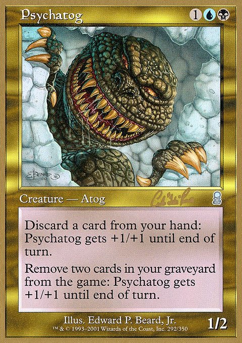 Psychatog, World Championship Decks 2002 #cr292, Magic: The Gathering card