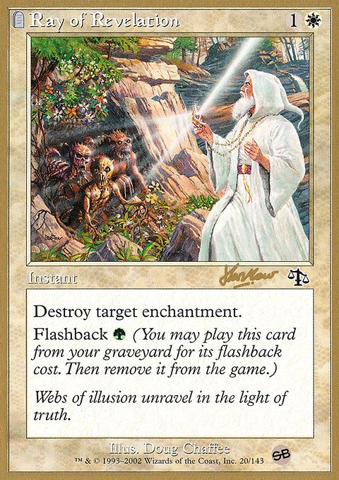 Ray of Revelation, World Championship Decks 2002 #shh20sb, Magic: The Gathering card