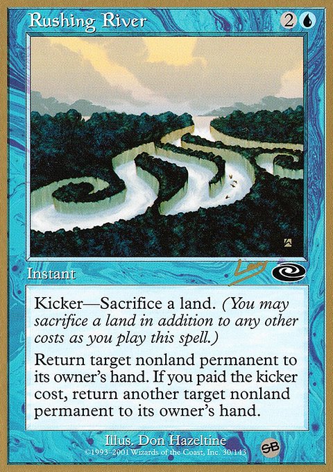 Rushing River, World Championship Decks 2002 #rl30sb, Magic: The Gathering card