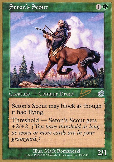 Seton's Scout, World Championship Decks 2002 #rl138, Magic: The Gathering card