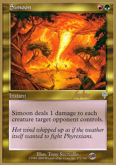 Simoon, World Championship Decks 2002 #bk272sb, Magic: The Gathering card