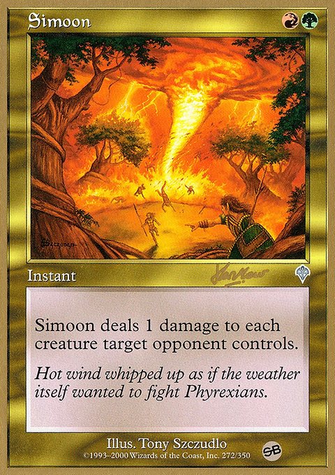 Simoon, World Championship Decks 2002 #shh272sb, Magic: The Gathering card