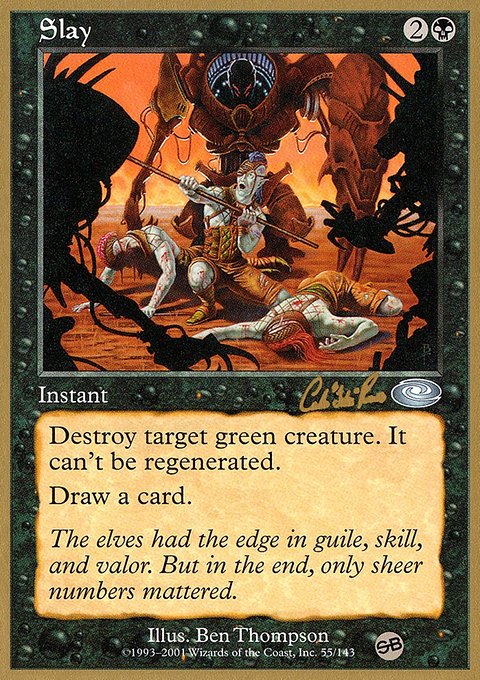 Slay, World Championship Decks 2002 #cr55sb, Magic: The Gathering card