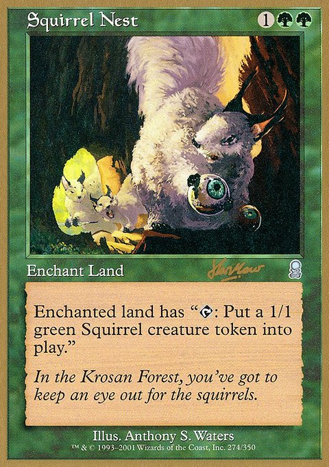 Squirrel Nest, World Championship Decks 2002 #shh274, Magic: The Gathering card