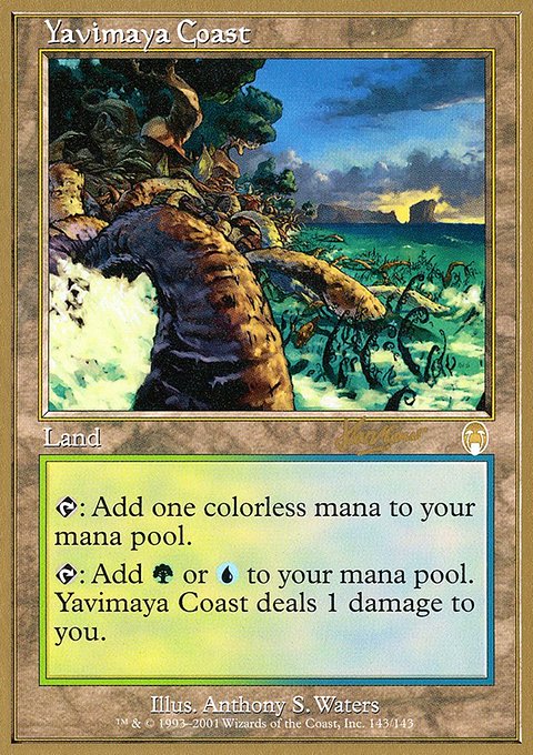 Yavimaya Coast, World Championship Decks 2002 #shh143, Magic: The Gathering card