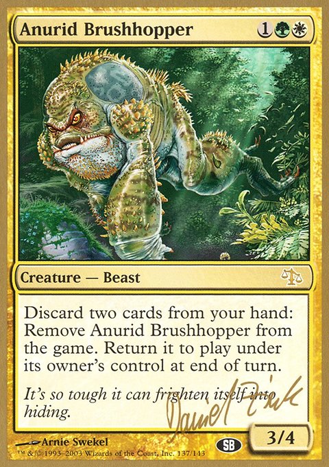 Anurid Brushhopper, World Championship Decks 2003 #dz137sb, Magic: The Gathering card
