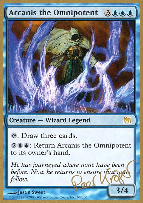 Arcanis the Omnipotent, World Championship Decks 2003 #pk66, Magic: The Gathering card