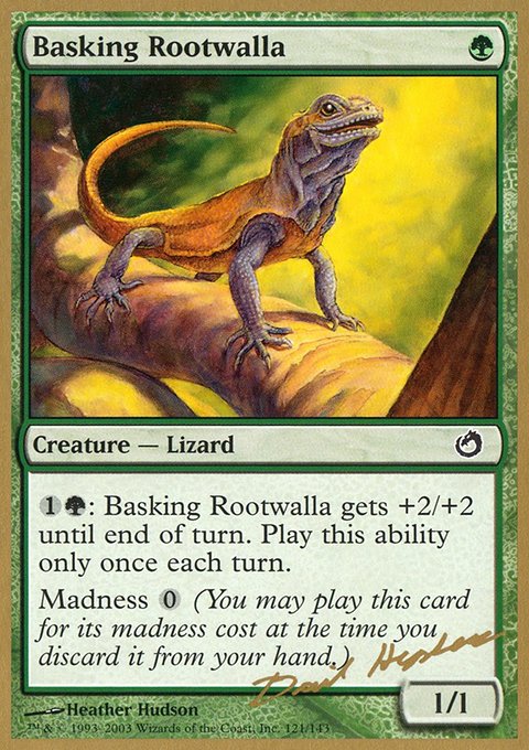 Basking Rootwalla, World Championship Decks 2003 #dh121, Magic: The Gathering card