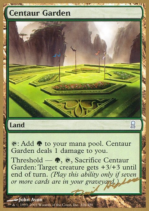 Centaur Garden, World Championship Decks 2003 #dh316, Magic: The Gathering card