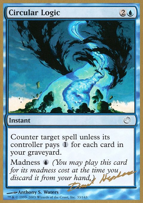 Circular Logic, World Championship Decks 2003 #dh33, Magic: The Gathering card