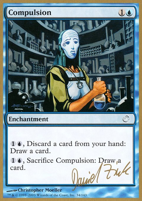Compulsion, World Championship Decks 2003 #dz34, Magic: The Gathering card
