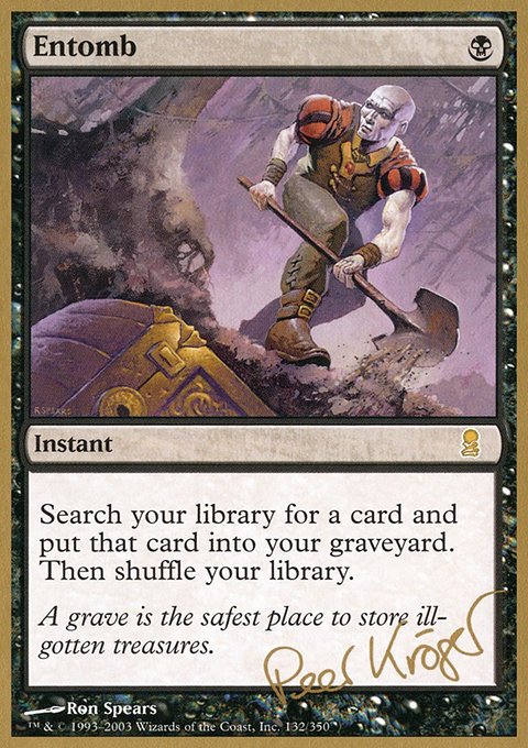Entomb, World Championship Decks 2003 #pk132, Magic: The Gathering card