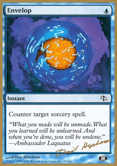 Envelop, World Championship Decks 2003 #dh39sb, Magic: The Gathering card