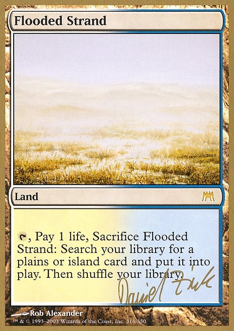 Flooded Strand, World Championship Decks 2003 #dz316, Magic: The Gathering card