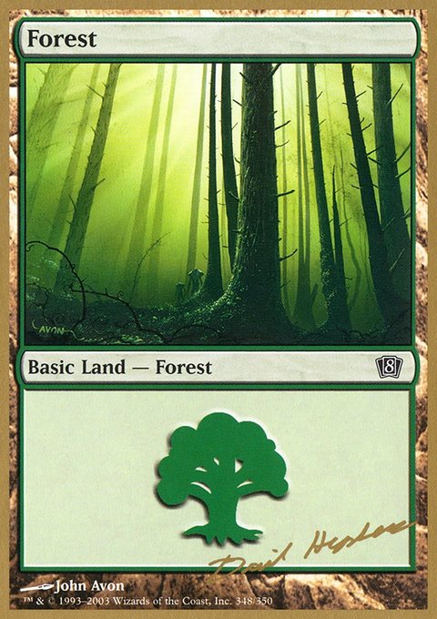 Forest, World Championship Decks 2003 #dh348, Magic: The Gathering card