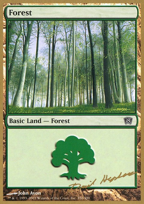 Forest, World Championship Decks 2003 #dh350, Magic: The Gathering card