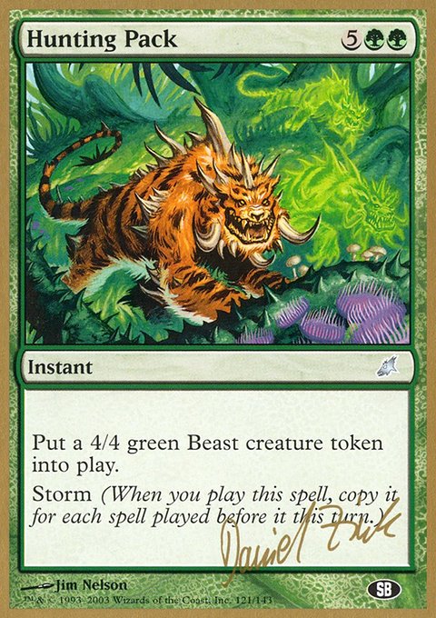 Hunting Pack, World Championship Decks 2003 #dz121sb, Magic: The Gathering card